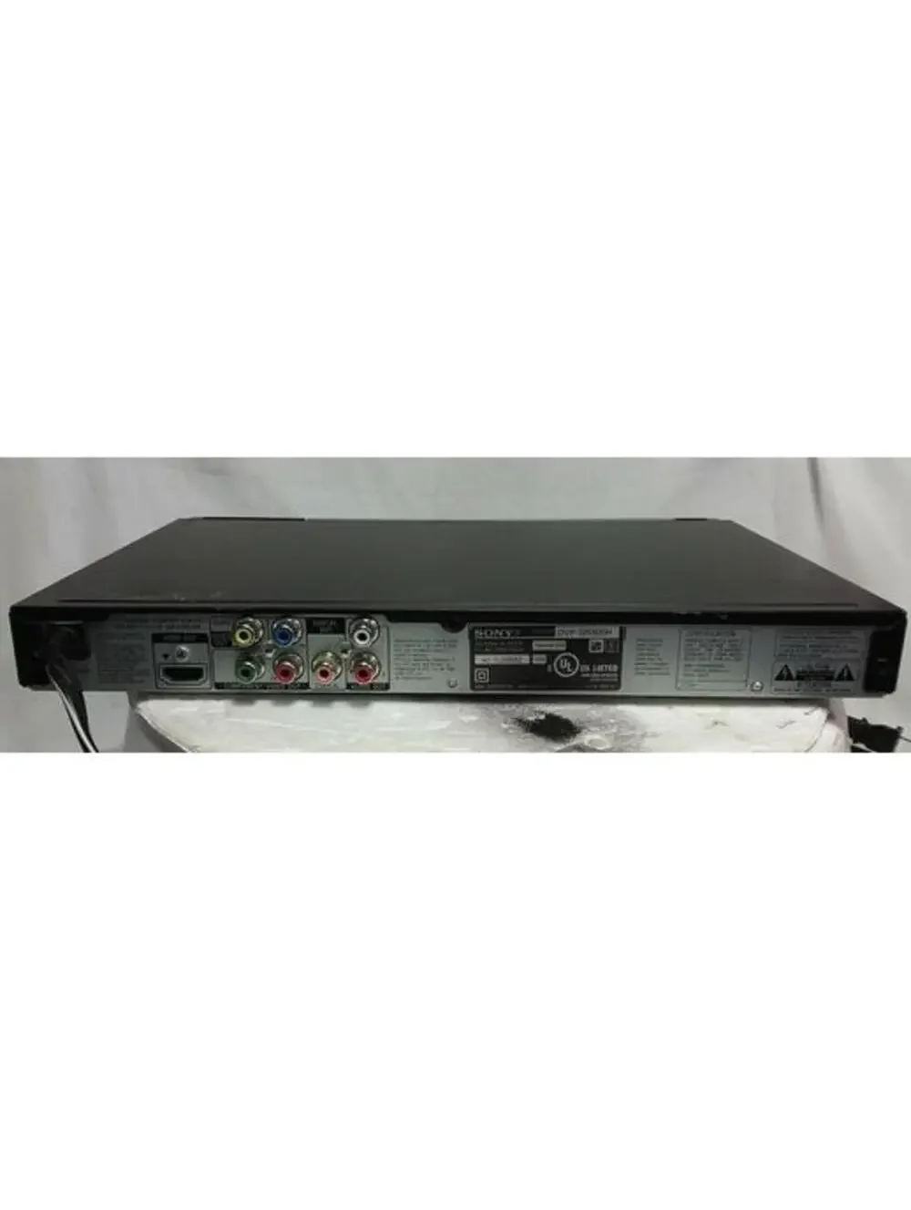 Sony DVP-SR500H DVD Player HDMI 1080p CD/DVD Playback Tested Working Black